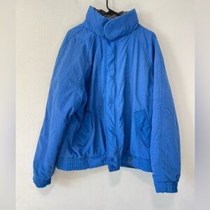 Vintage Hunt Club Men’s 80s/90s Blue Insulated Zip Front Jacket Size Large